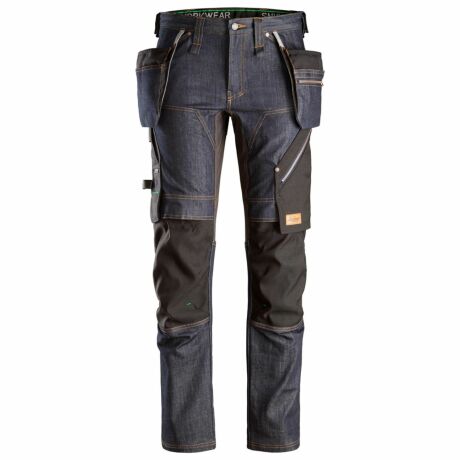 Snickers Workwear Spodnie z Workami Kieszeniowymi Denim FlexiWork+ 6955