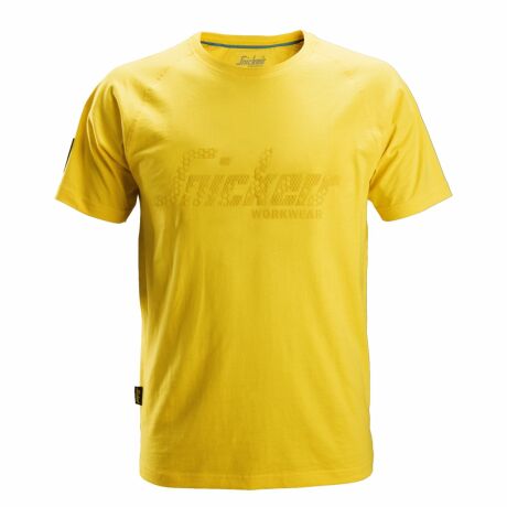 Snickers Workwear T-Shirt Logo 2580 Żółta XL