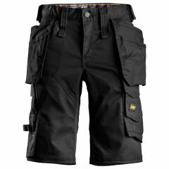 Spodnie Robocze Krótkie Damskie z Workami Kieszeniowymi Stretch Snickers Workwear 6147 AllroundWork - Kolor 0404