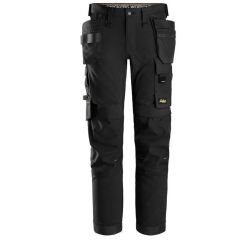 Spodnie Robocze Długie 4-Kierunkowy Stretch z Workami Kieszeniowymi Snickers Workwear 6275 AllroundWork - Kolor 0404
