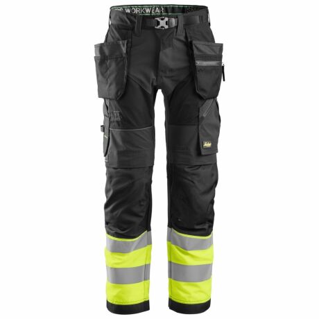 Snickers Workwear Spodnie Odblaskowe z Workami Kieszeniowymi FlexiWork+ EN 20471/1 6931