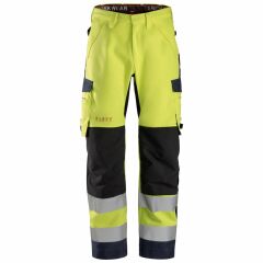 Snickers Workwear Spodnie Odblaskowe Przeciwdeszczowe Shell EN 20471/2 ProtecWork 6563 - Kolor 6695