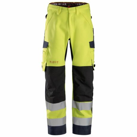 Snickers Workwear Spodnie Odblaskowe Przeciwdeszczowe Shell EN 20471/2 ProtecWork 6563
