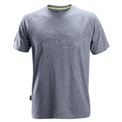 Snickers Workwear T-Shirt Logo 2580 Melanż Rozmiar S - Kolor 3400