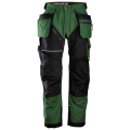 Snickers Workwear Spodnie z Workami Kieszeniowymi Canvas+ Ruffwork 6214 Zielone 50 Wyprzedaż