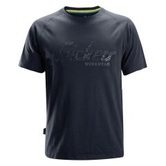 Snickers Workwear T-Shirt Logo 2580 Granatowy Rozmiar S - Kolor 9500