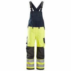 Snickers Workwear Spodnie Odblaskowe z Szelkami EN 20471/2 ProtecWork 6060 - Kolor 6695