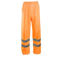 Spodnie Robocze Długie Przeciwdeszczowe Ostrzegawcze Polstar Grosvenor Flash - Kolor Pomarańczowy