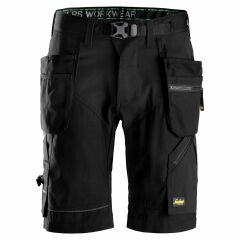 Spodnie Robocze Krótkie z Workami Kieszeniowymi Snickers Workwear 6904 FlexiWork+ - Kolor 0404