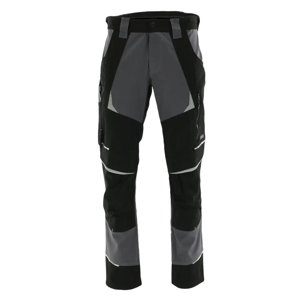 SARA COTTOFLEX CZARNY CIEMNOSZARY SPODNIE ROBOCZE KRIS BHP