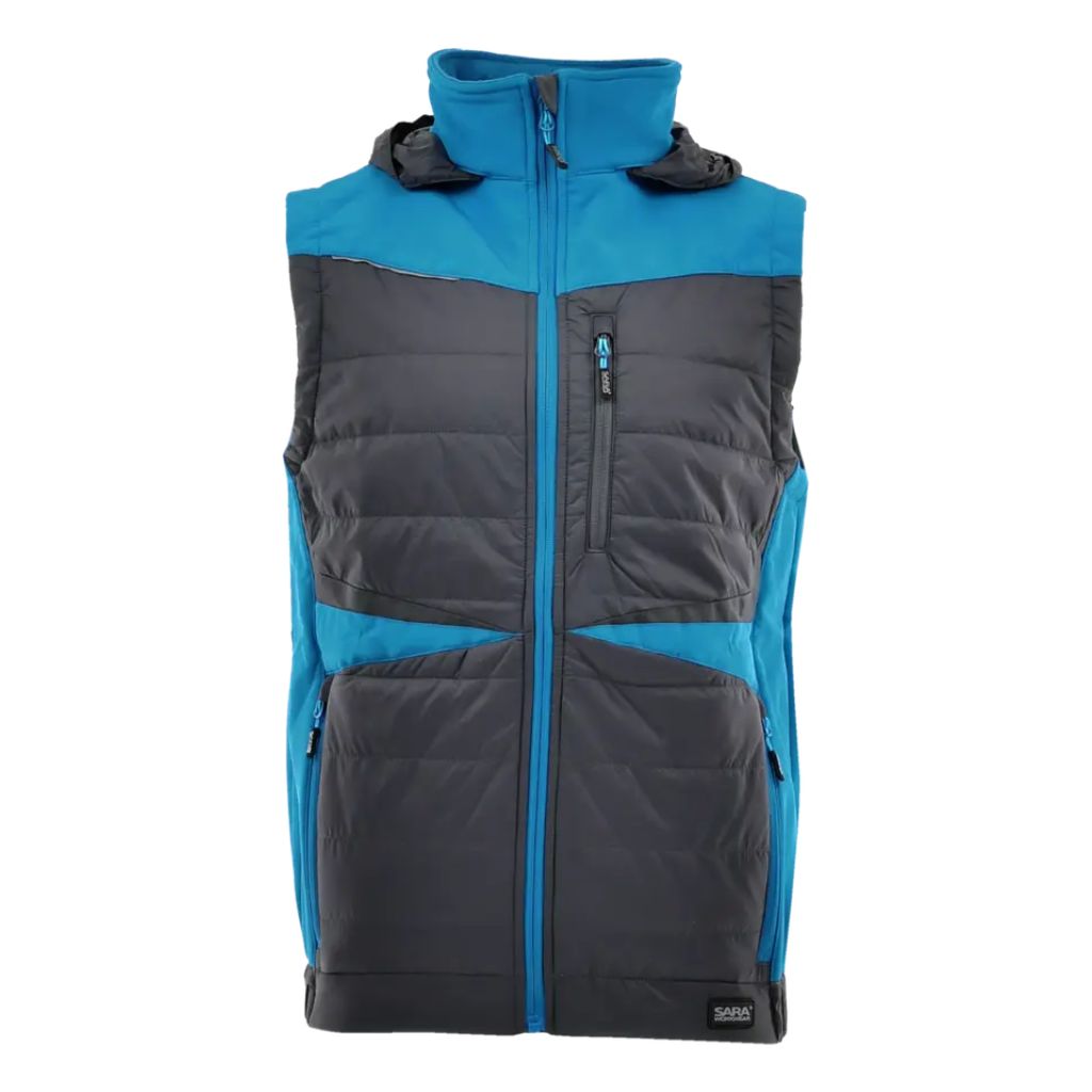 SARA COMFORT PLUS PETROL CZARNY KAMIZELKA ROBOCZA KRIS BHP