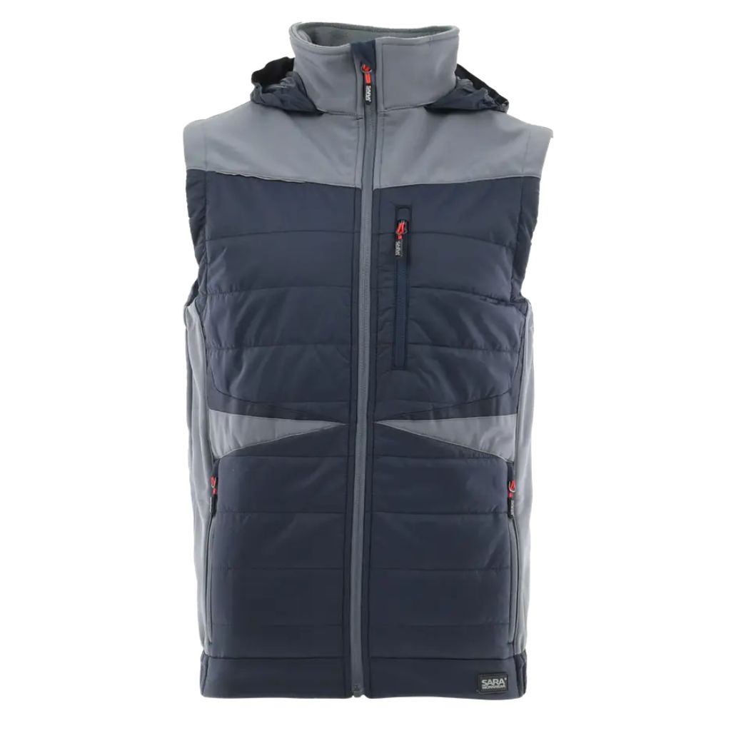 SARA COMFORT PLUS SZARY GRANATOWY KAMIZELKA ROBOCZA KRIS BHP