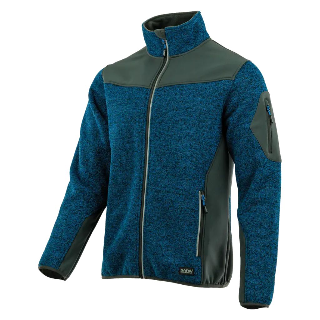 SARA COMFORT PLUS NEW AZZURO CHARCOAL BLUZA MELANŻOWA ROBOCZA KRIS BHP