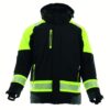 SARA COMFORT NEO WINTER CZARNY ŻÓŁTY HIVIS KURTKA ROBOCZA KRIS BHP